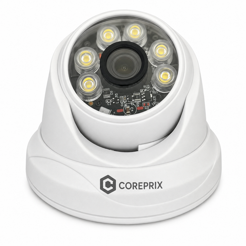 دوربین مداربسته دام 2 مگاپیکسل COREPRIX مدل DP6-67NF HD با میکروفن داخلی